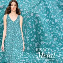 19 Весна Лето Новинка 135 см Ширина 16Momme шелк крепдешин ткань для женщин платье печатная Ткань Diy шитье