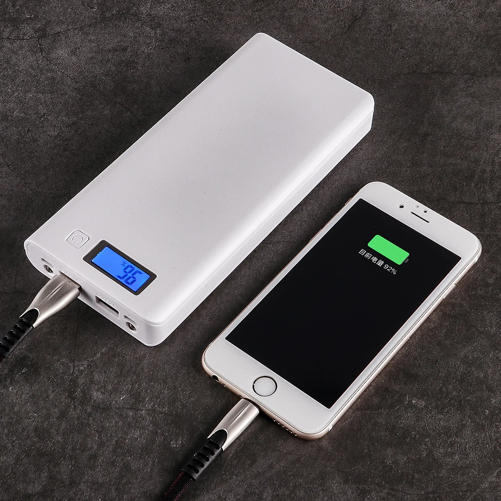 Vapeonly 18650 power Bank чехол для аккумулятора зарядное устройство для телефона портативное ЖК-внешнее 18650 зарядное устройство 2 порта умное зарядное устройство