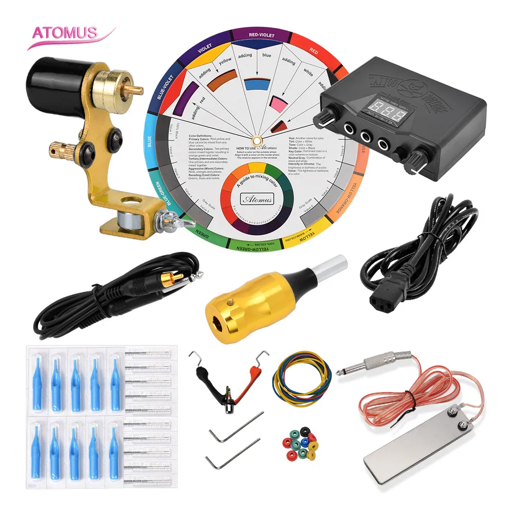 

Tattoo Machine Rotary Kits Kit Tattoo Profissional Maquina Rotatory Machine Nueva Llega Suplies Tools De Tatuar Pen Set Tatuagem