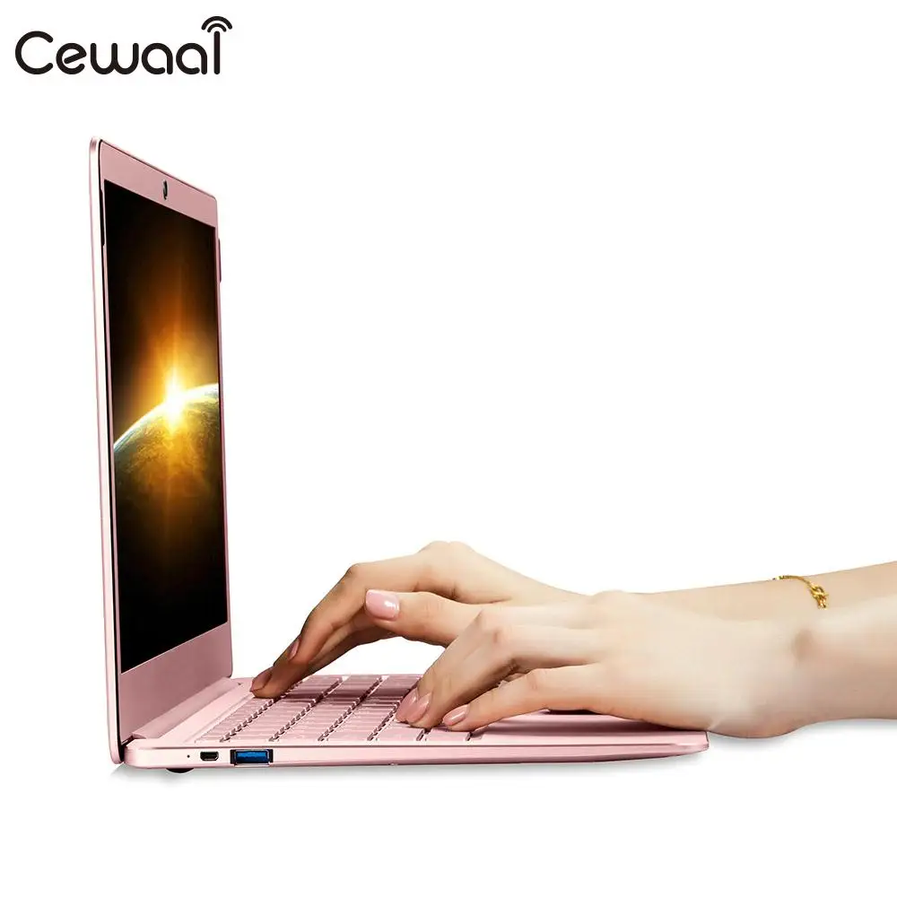 Exquisite 14.1 Inch Ultrathin Laptop PC Windows 10 Quad-core 6+64 GB 1920*1080 IPS Screen Bluetooth 4.1 Notebook