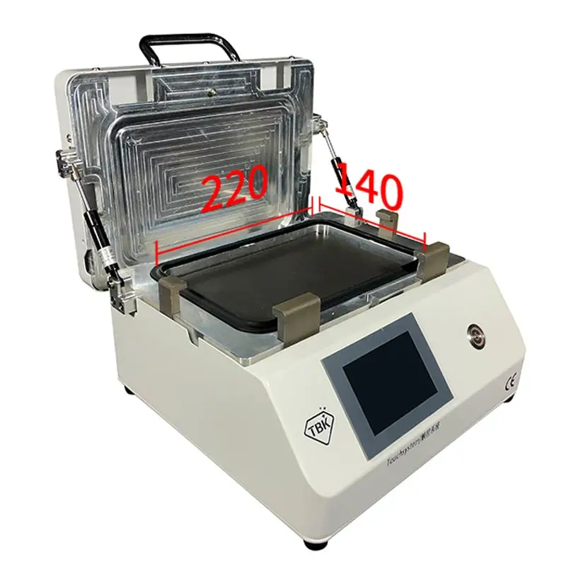  Newest upgrated MINI TBK-808M LCD Touch Screen Laminator Repair Automatic Bubble Removing Machine L