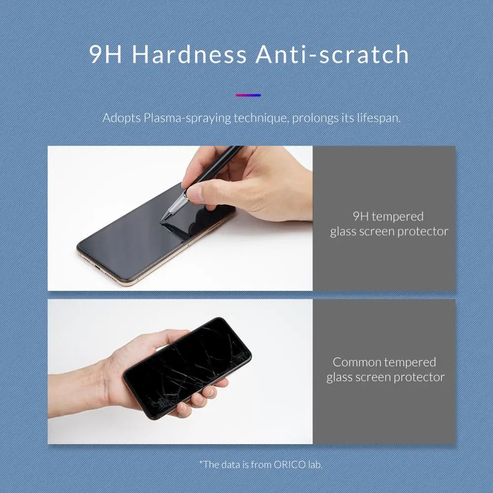  ORICO Gehärtetem Glas Privatsphäre Screen Protector Für iphone 8 Plus 6 S Schutzhülle Glas Auf ipho