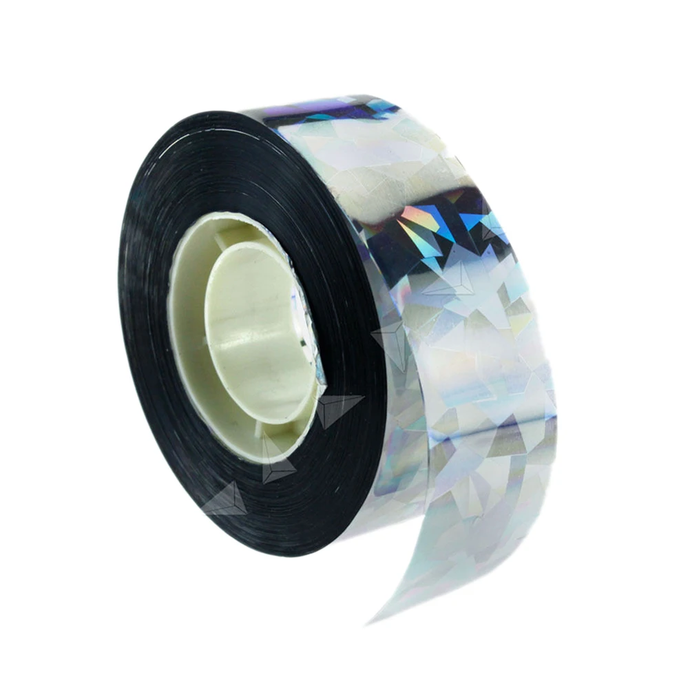 

MENGXIANG NEW Audible 25mm*90m Holographic Flash Reflective Bird Scare Tape Audible Repellent Deterrent Mininature