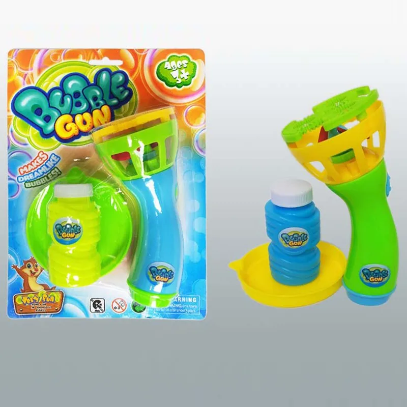 Забавный электропистолет для мыльных пузырей игрушки пузырчатая машина автоматический пистолет, стреляющий мыльными пузырями эфирные детские Пузырьковые дующие игрушки для детей