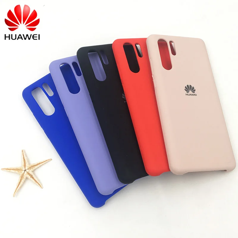 

Original Huawei P30 Pro Cover From HUAWEI Official Liquid Soft Protective Phone Cover For Huawei P 30 P30pro 6.47 inch with logo