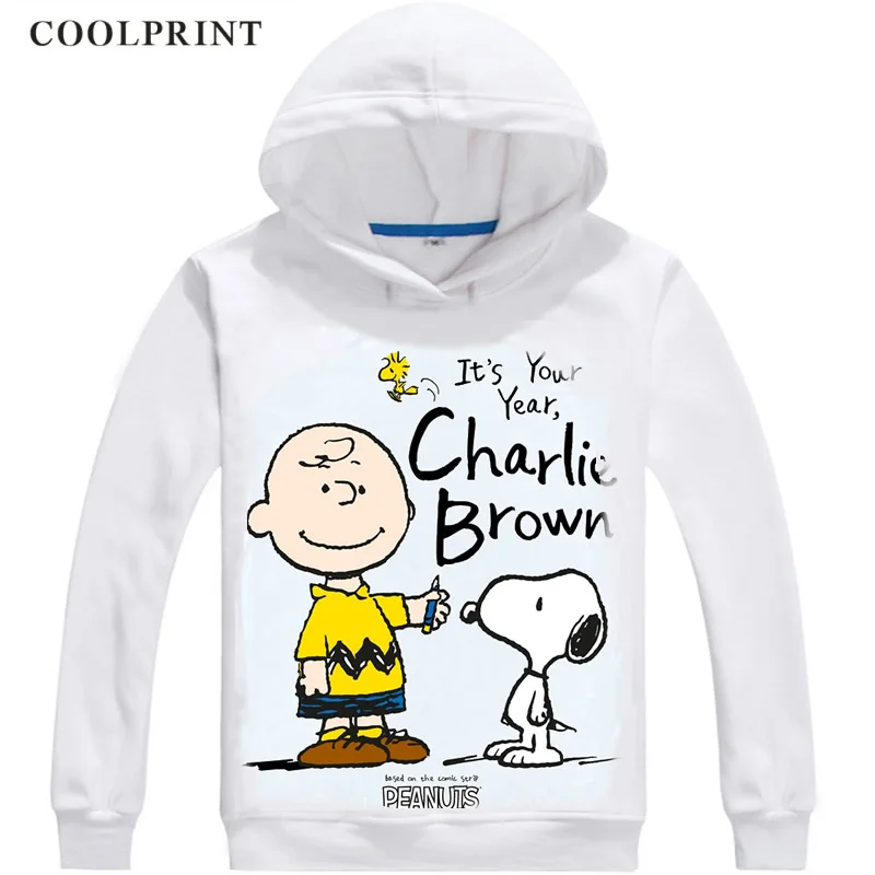 PEANUTS мужские толстовки с капюшоном Charlie коричневый Вудсток Charles Monroe Sparky Аниме Толстовка уличная индивидуальная Толстовка костюм с капюшоном - Цвет: Армейский зеленый