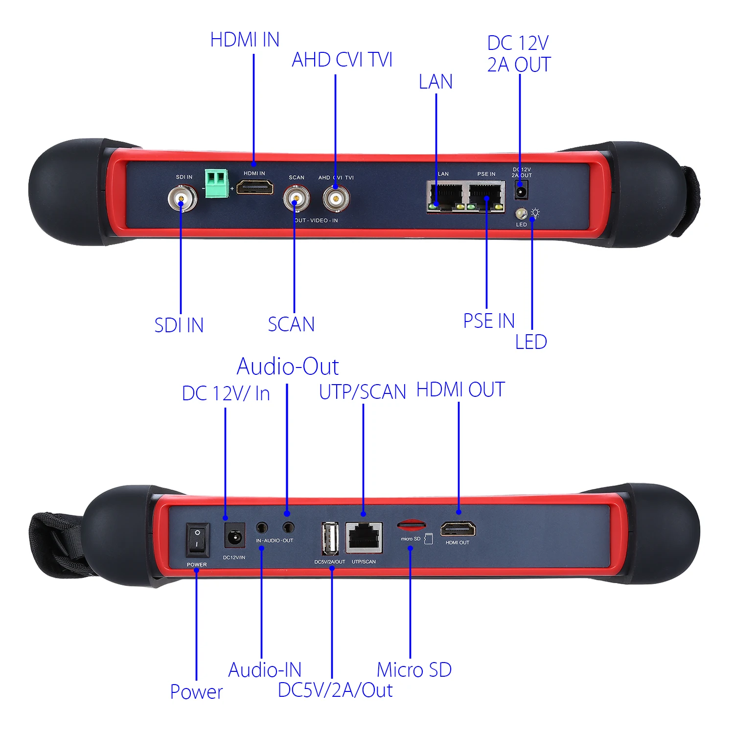 SEESII X7-ADHS4 " сенсорный экран 4K 1080P IPC камера CCTV retina тестер монитор Wifi TVI CVI AHD SDI CVBS IP обнаружения аналоговый