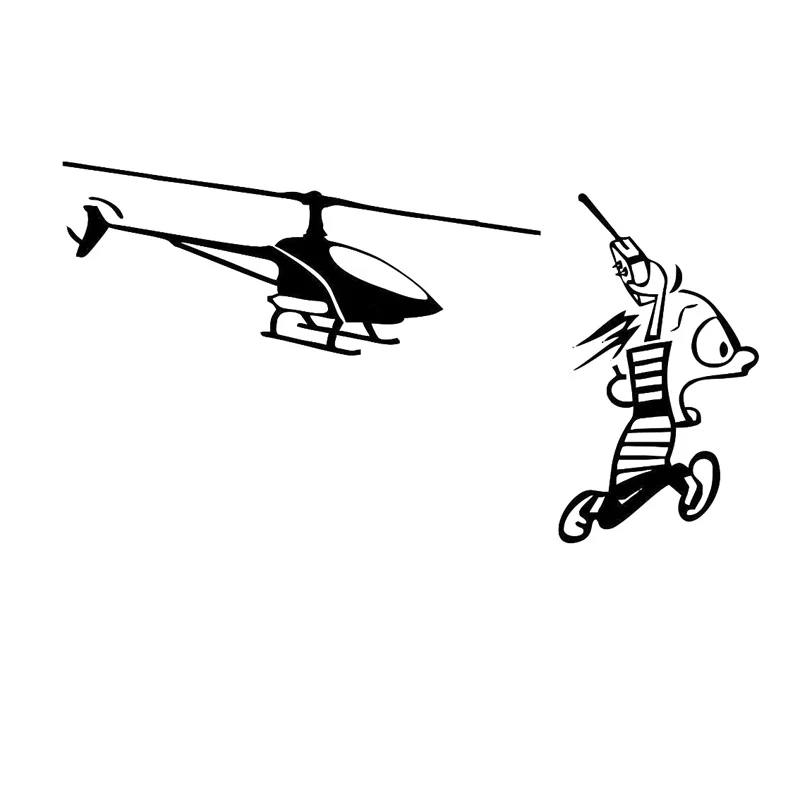 18 7cm 10 3cm Funny Crash Drone Cartoon Decal Car Styling Car Sticker Black Silver S3 5035 Sticker Nail Stickers Purchasesticker Home Aliexpress