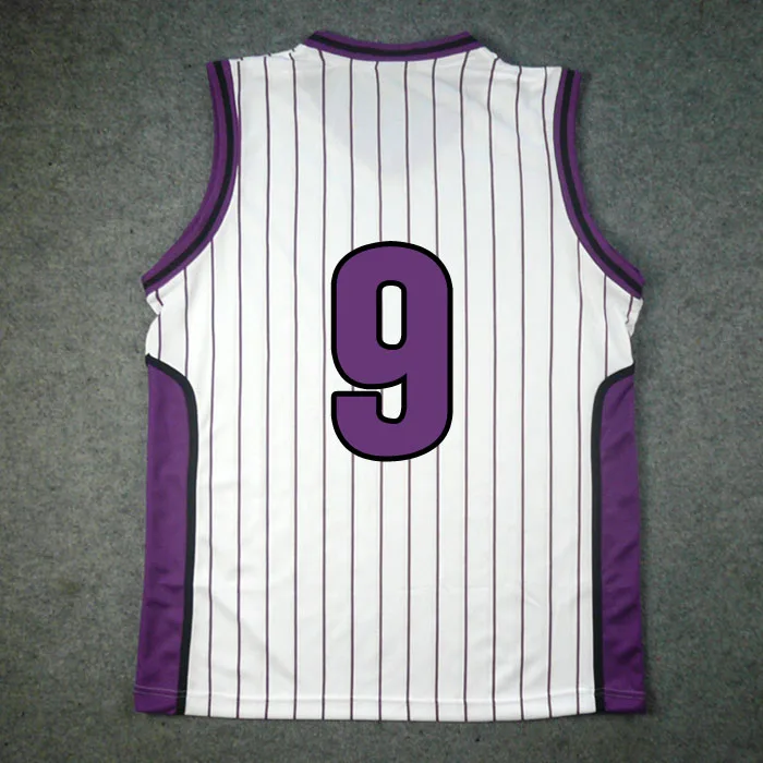 Cosplay&ware Anime Basketball Kuroko No Basuke Cosplay Yosen School 9 Murasakibara Atsushi Uniform Jersey Sportswear Top -Zentai shop online