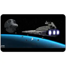 Звездные войны плеймат: Звездный Разрушитель TIE Fighter игровой коврик коллекционная карточка игры игровой коврик 60 см x 35 см (24 "x 14") Размер