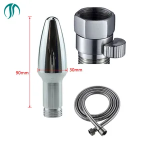 Клизма Ducha Анальный Душ Анальная Чистка душевая клизма биде анальный туалет для очистки ануса клизма разъем решение портативный биде душ - изображение