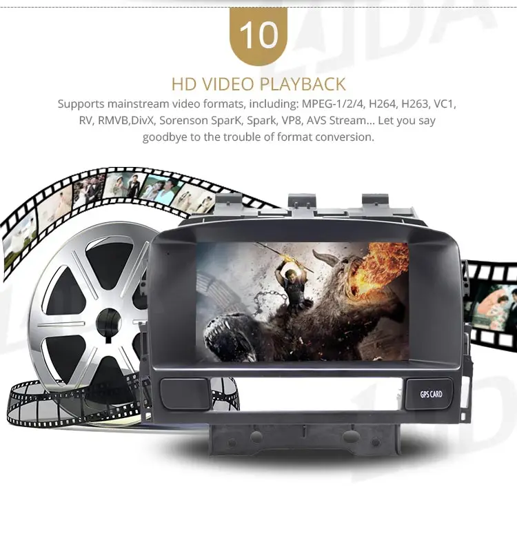 LJDA Android 10,0 автомобильный dvd-плеер для Buick Verano Vauxhall Opel Astra J gps навигация 2 Din Автомобильный радио мультимедиа wifi стерео SD