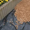 Tewango 100gsm Heavy Duty Lined Weed Control Fabric Landscaping Ground Cover Membrane 2x5M/1x10M ► Photo 2/4
