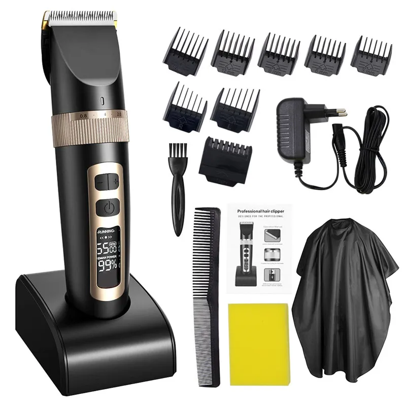 

Electric Hair Trimmer Rechargeable Low Noise cordless Hair Clipper Beards Shaver Hair Cutting For Men Baby Barber Hair Shaving