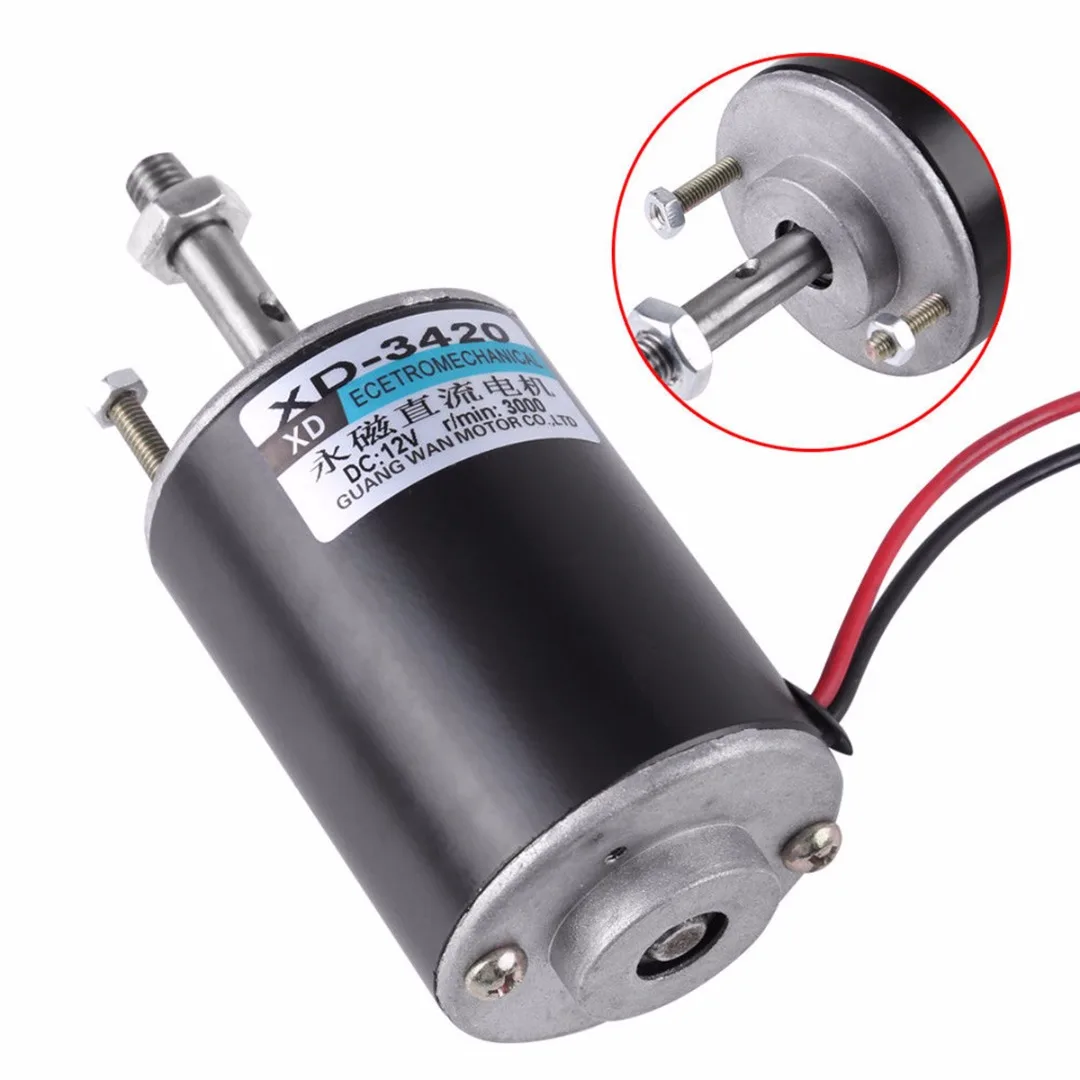 1pc New 30W Mini Micro DC Speed Motor 12/24V Permanent Magnet Electric DC Motor CW/CCW For DIY Generator