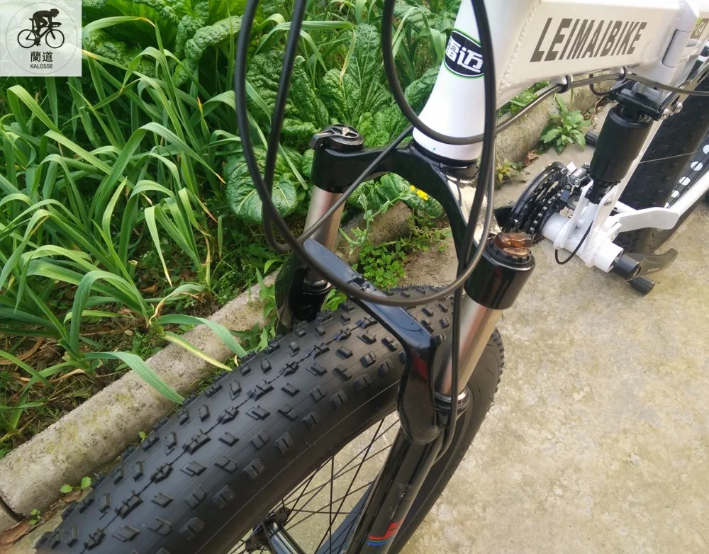 Clearance Kalosse Full suspension  alloy frame  Snow  bicycle, 26/20*4.0 inch  21/24/27/30speed ,26*17 fat bikes   tyre dirt bike 24