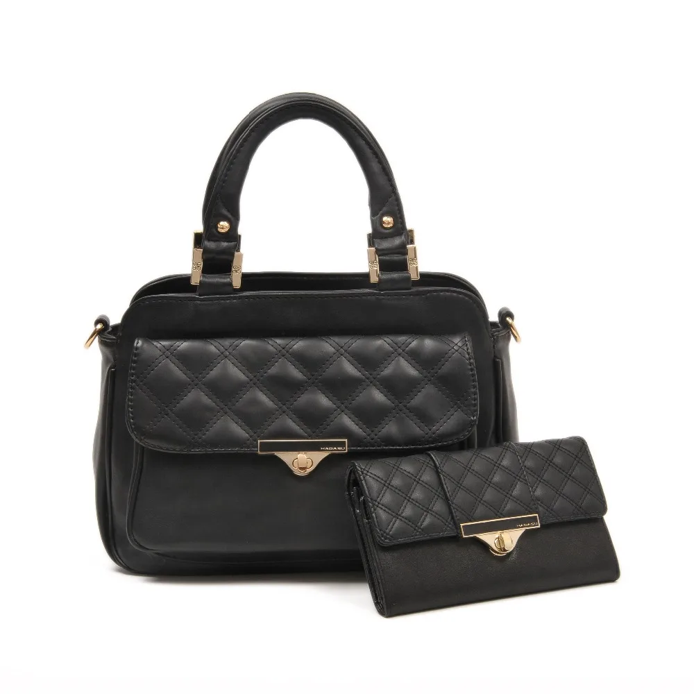 Tote Wallet 2 pcs font b set b font Women font b handbags b font PU