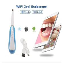 WiFi HD полость рта, usb-камера стоматологическое устройство USB внутренний стоматологический для ротовой полости и полости рта беспроводной, со светодиодной подсветкой видео контрольные инструменты в реальном времени