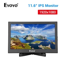 Eyoyo EM12P 11,6 дюймов 1920X1080 ips монитор HDMI PS3 PS4 Xbox360 1080P ips ЖК-СВЕТОДИОДНЫЙ монитор для Raspberry Pi