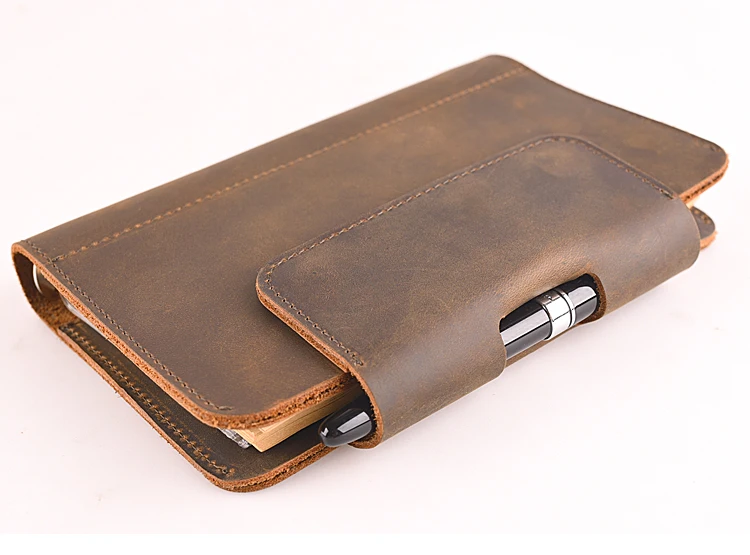 Diário de Viagem Presente de Aniversário do Natal do Vintage para Mulheres dos Homens Material de Escritório Couro Genuíno Notebook Jornal Livro Bjb19 100% a6 10 leather a6 notebook