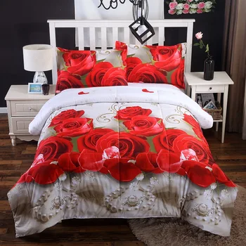 

3d rose Quilt King size summer Quilt Blankets Monroe Pillowcase cotton Bedspread Bedclothes Cross Comforter Duvet Blanket Wolf