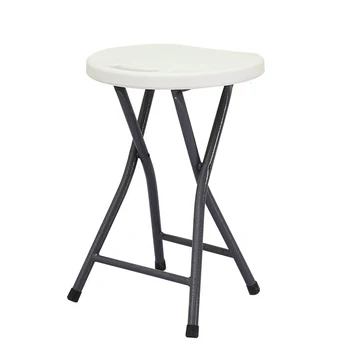 

Plastic folding stool chair home dining chair adult high stool simple portable creative Mazar stool