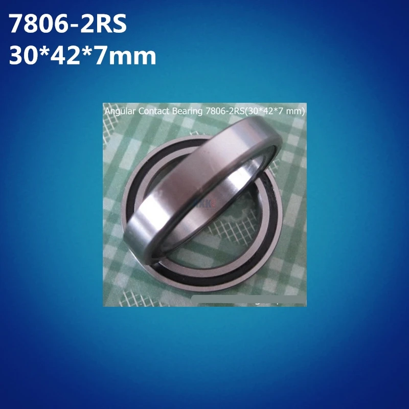 Free shipping 1pcs 7806-2RS (30*42*7mm) Bicycle Bottom Bracket Repair Parts BB30 7806 2RS Angular Contact Ball Bearings 7806RS |