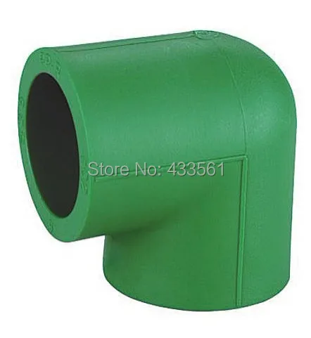 Качественный Цвет Зеленый экологически чистый PPR равный локоть 90deg DN32