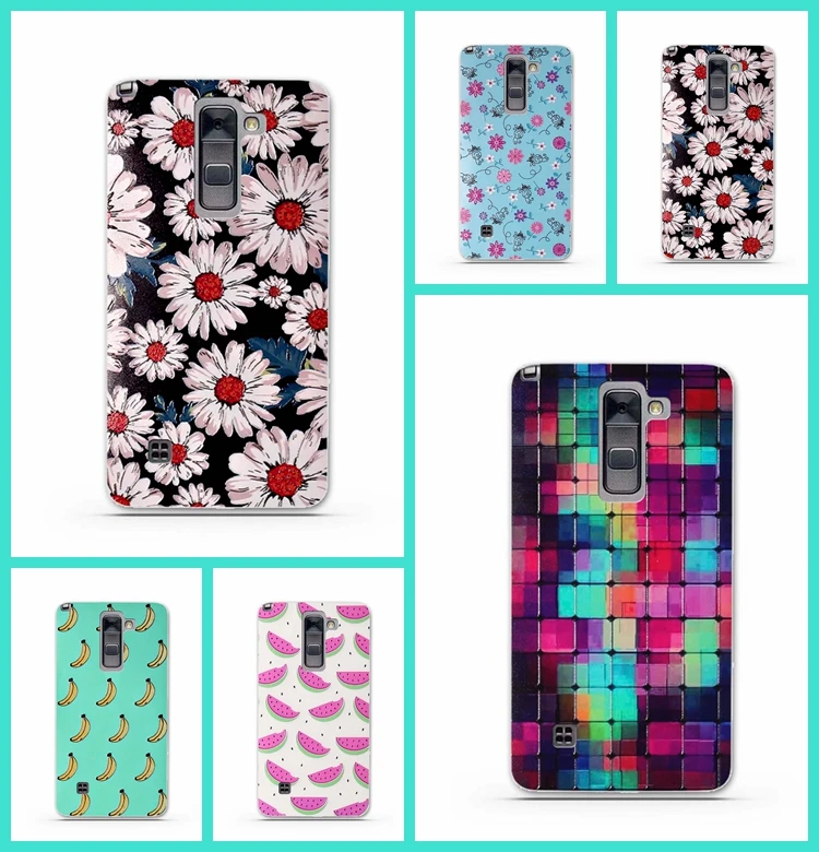 

For LG Stylus 2 Case F720 LS775 Phone Cases Silicone Capa Soft TPU 3D Relief Skin Back Cover Case for LG Stylo 2 K520 Phone Bags