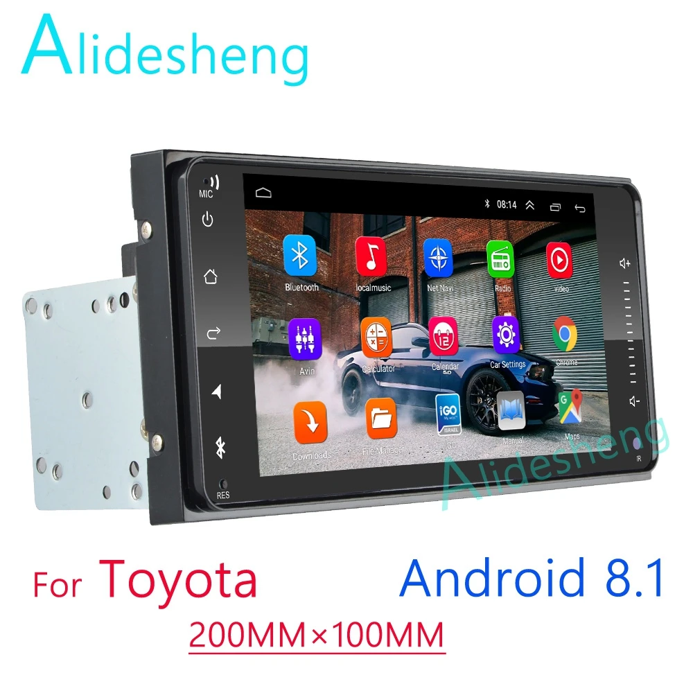 

Android 8.1 car dvd for toyota corolla 2 Din Universal car radio with navigation Bluetooth Wifi car stereo gps player for toyata