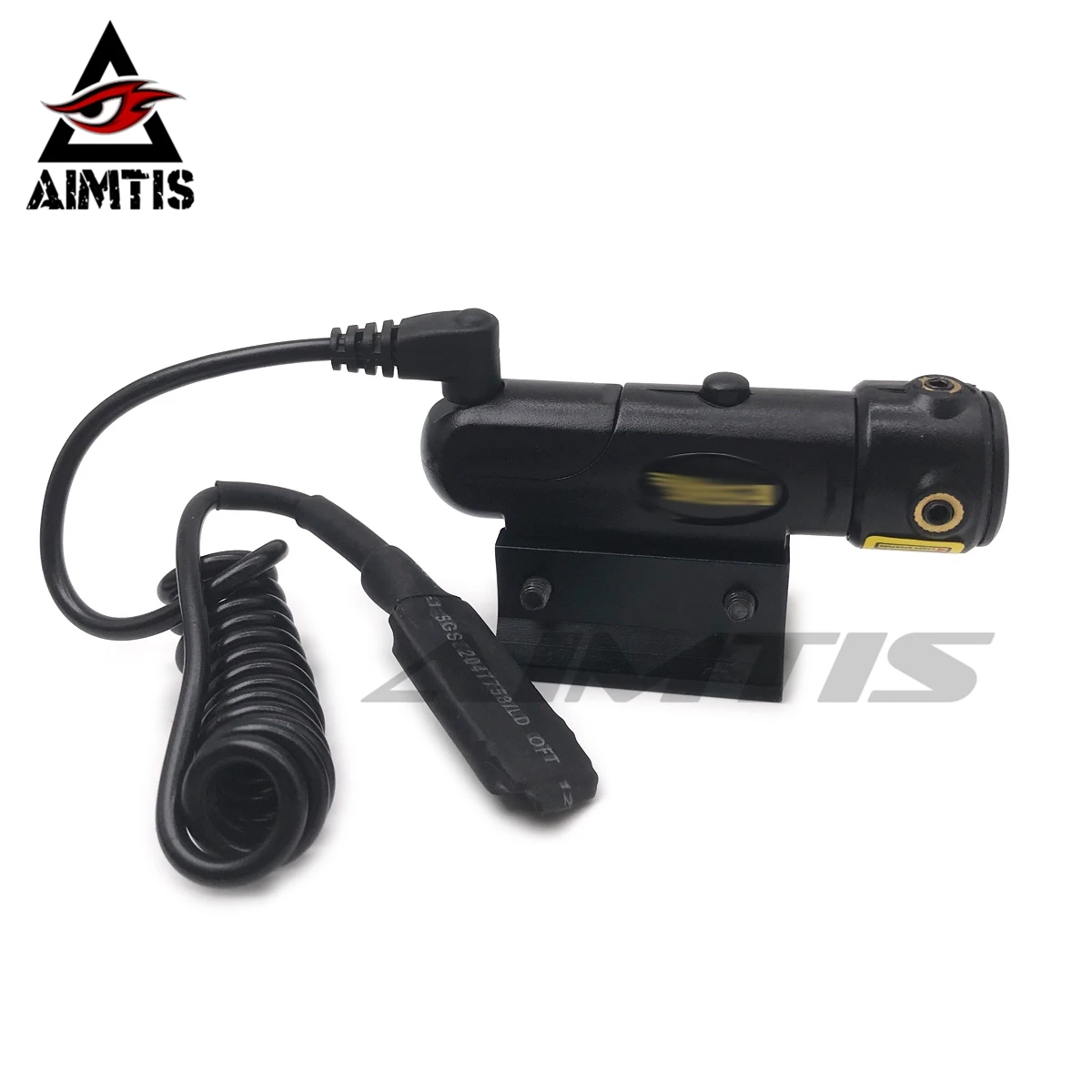 AMTIS Bright 650nm Red Dot Laser w/3/" крепление для 22 винтовок 5/8" Wearver Base мгновенное давление Pad