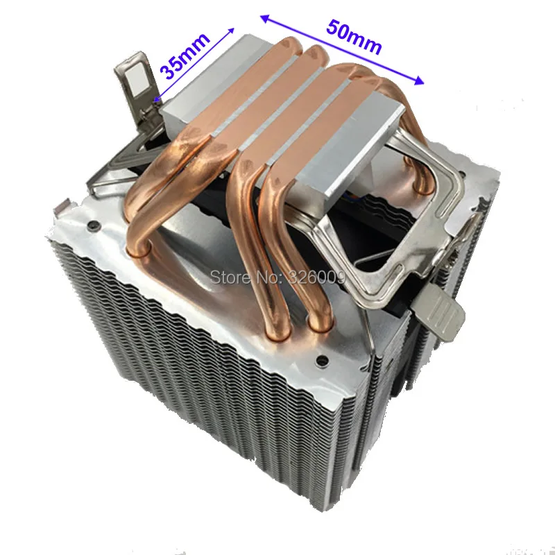 ARSYLID CN-409C-P кулер для процессора 4pin ШИМ 9 см вентилятор 4 тепловые трубки daul-tower охлаждения для Intel LGA775 1151 115x1366 2011 для AMD AM3 AM4