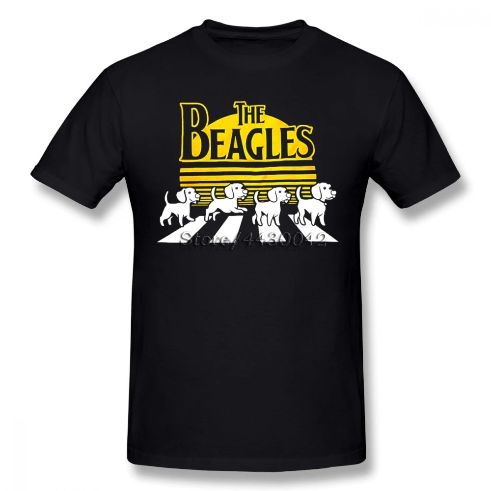 Kawaii Beagles Dog T-shirt For Men Plus Size Cotton Team Tee Shirt 4XL 5XL 6XL Camiseta |