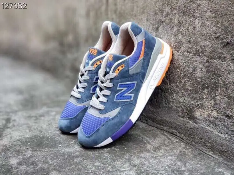 New Balance Nb998 Аутентичные мужские/wo мужские кроссовки для бега, дышащие Спортивные кроссовки Nb998, европейские размеры 36-44 - Цвет: 7