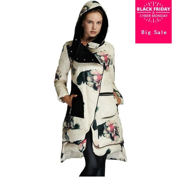 Parka informal de Invierno para mujer abrigo militar con