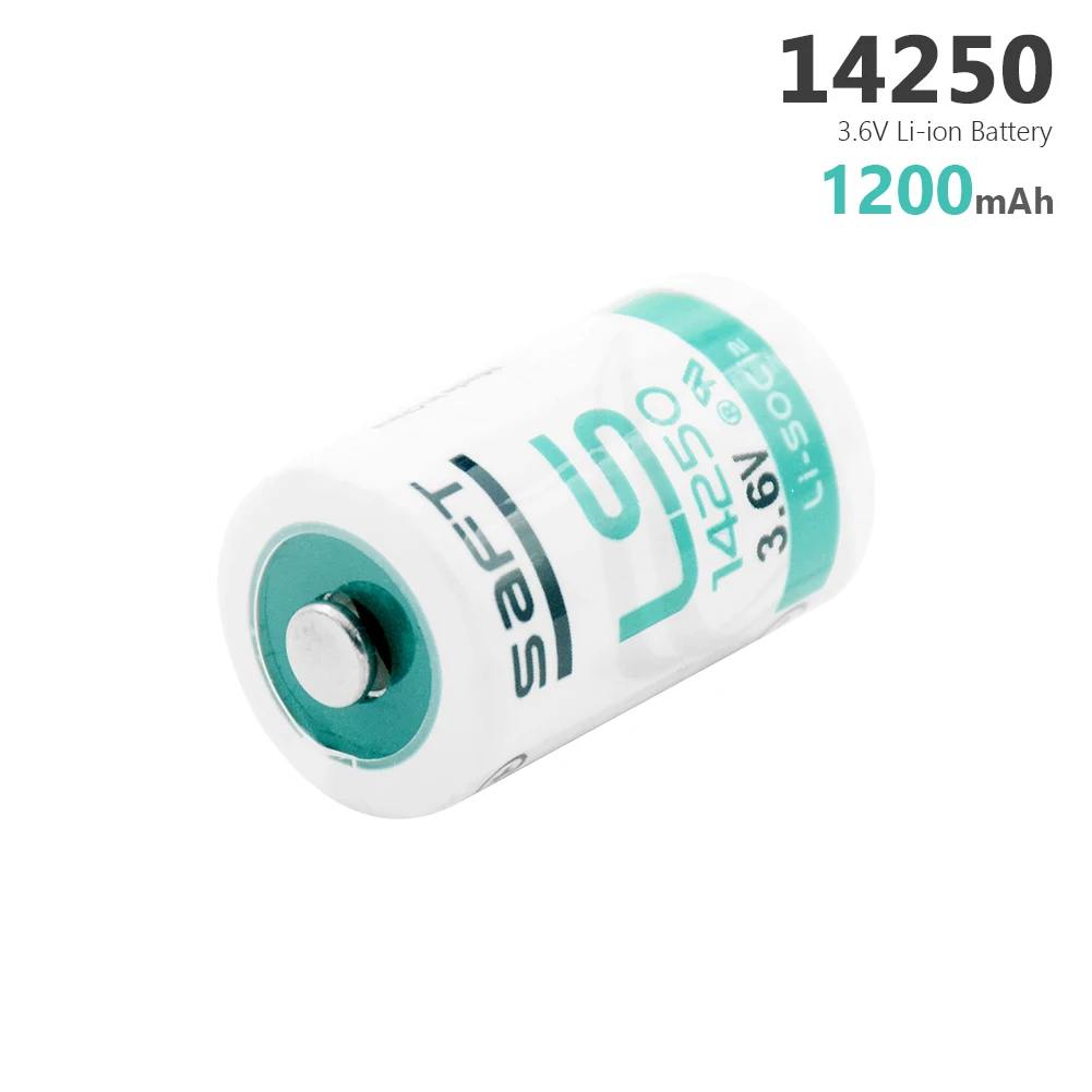 YCDC Высокое качество 1200mAh 1/2AA Размер литиевых батарей 3,6 V 14250 ER14250 R6 для компьютеров Mac