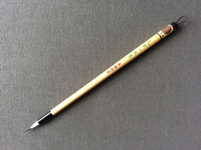 Премиум небольшая обычная для письма шерстяная и фиолетовая кроличья щетка для письма высокого качества китайская каллиграфическая ручка аутентичная кисть HU