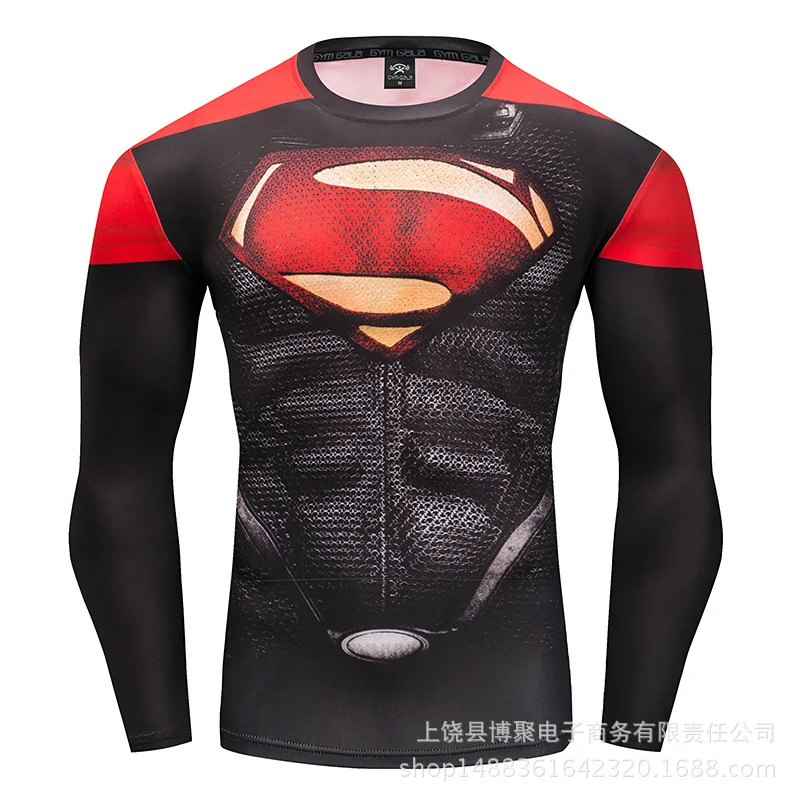 

Grntamn Long Sleeve Sport Shirt Men Quick Dry Men's Running T-shirts Snake Gym Clothing Fitness Top Mens Rashgard Runnng Set