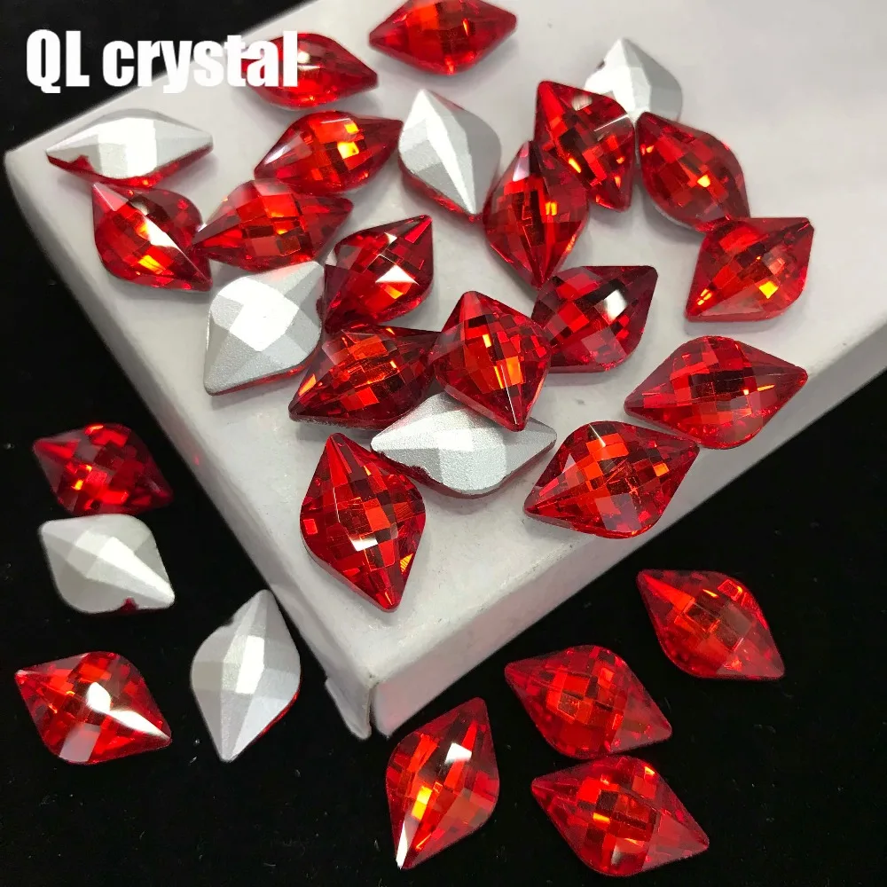 QL кристалл все размеры Американский футбол Pointback горный хрусталь Высокое