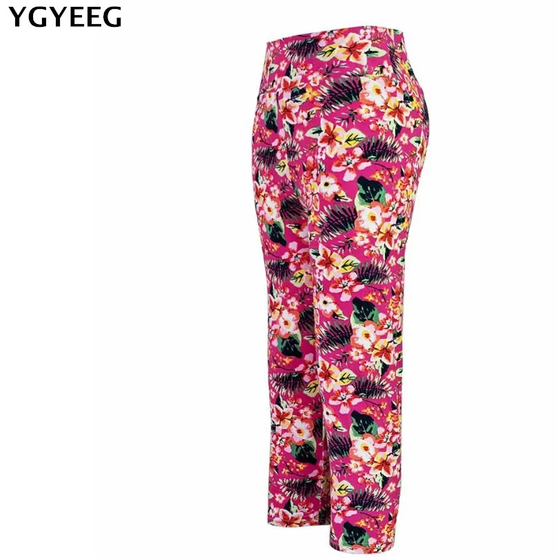 YGYEEG 2020 Heat High Waist Floral Printing Capris Leggings Lady's Casual Stretched Pants Elastic Cropped Leggings Women Legging YGYEEG 2020 Heat High Waist Floral Printing Capris Leggings Lady's Casual Stretched Pants Elastic Cropped Leggings Women Legging