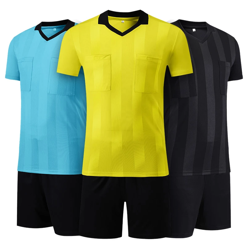 yellow referee shirt