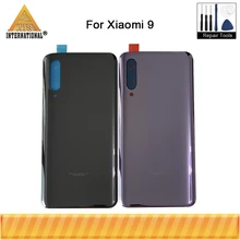 Axisinternational для 6,3" Xiao mi 9 mi 9 mi 9 M9 mi 9 mi 9 стеклянная задняя крышка для батареи Чехол для задней панели с наклейкой 3M