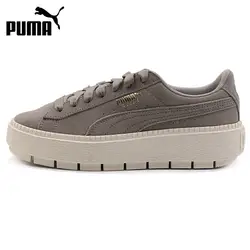 Оригинальный Новое поступление 2018 PUMA Suede Platform трассировки Для женщин Скейтбординг обувь кроссовки