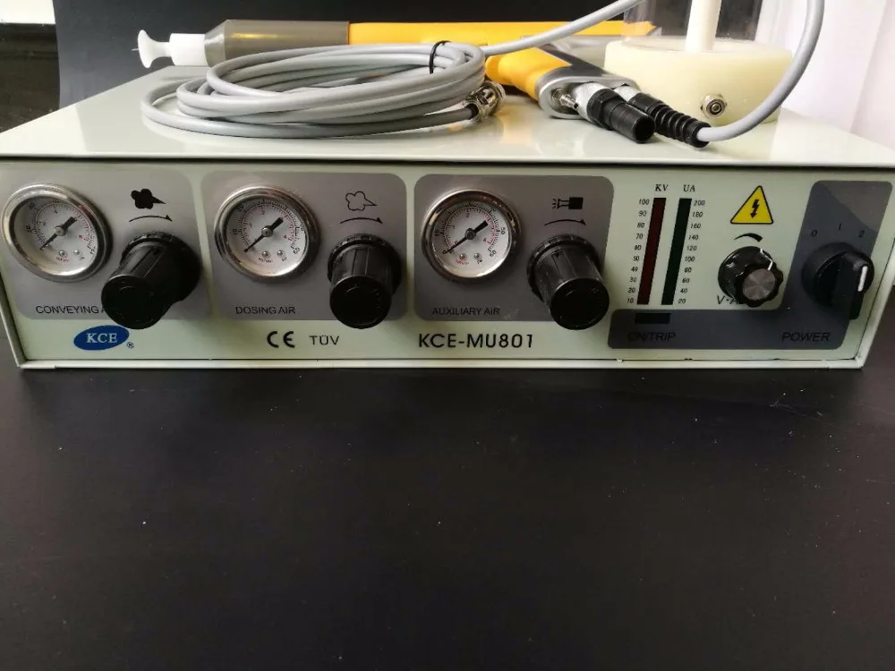  TCCT portable powder paint experiment system electrostatic powder coating machine with electrostati