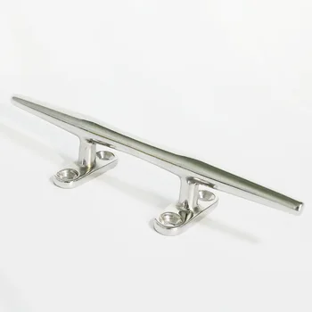 

2pcs 10 "Heavy Hollow Stainless Steel Fixing Boat Base Mooring Marine Hardware hollow base cleat Boat Parts Accessories