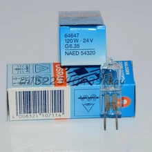 Лампа Ксеноновая OSRAM 64647 24V120W GER галогенная лампа, NAED 54320 G6.35, 64647 JC 24 V 120 W лампы, Мартин, ML500/501 Операционная хирургический светильник