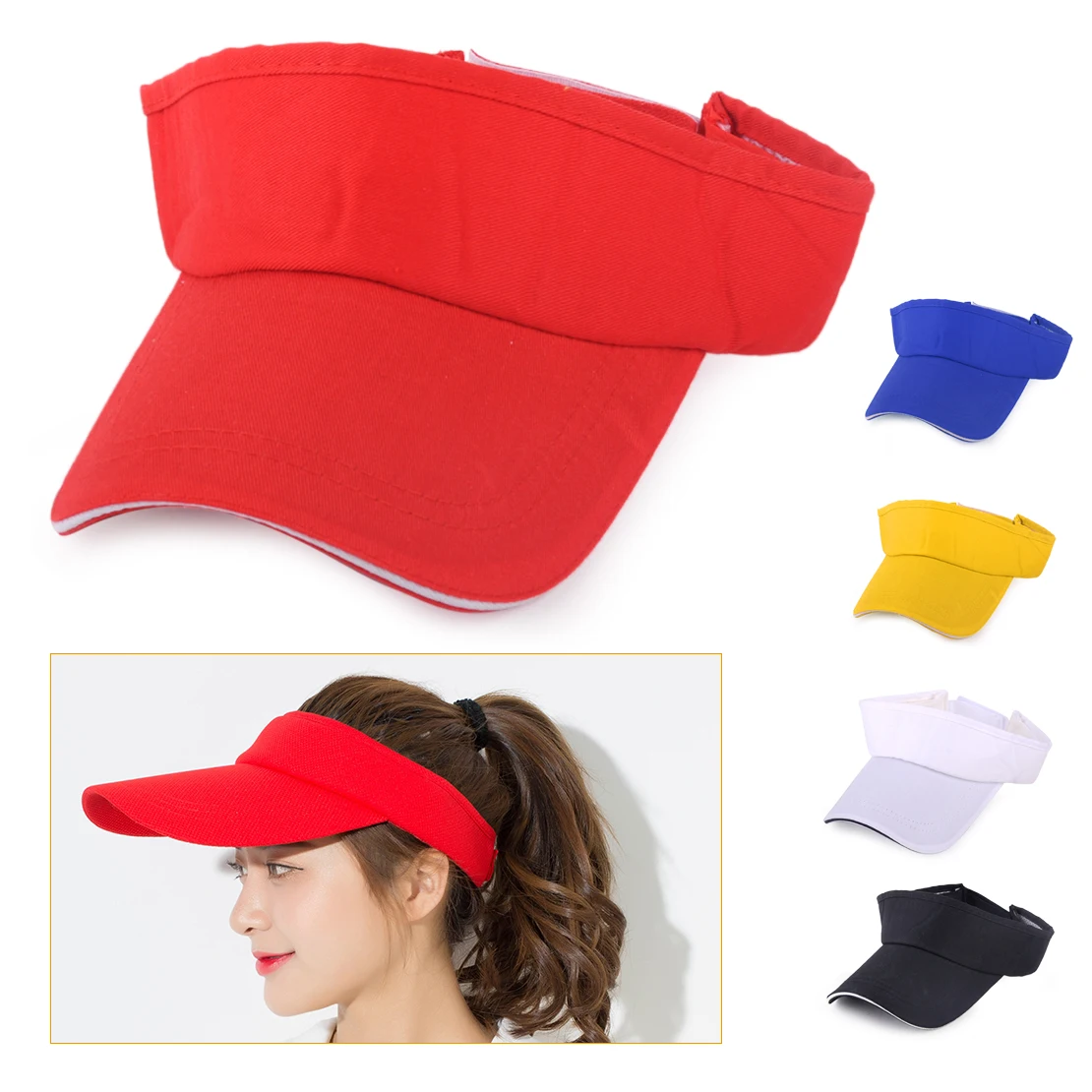 Buy Adjustable Snapback Sun Hat Tennis Caps Men Women