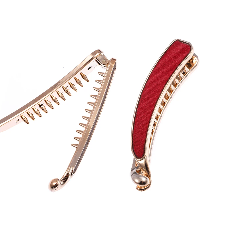 

M MISM Women New Fashion Solid Banana Hair Comb Clips High Quality Ponytail Bun Holders Hairgrips Elegant Chic Hair Accessories