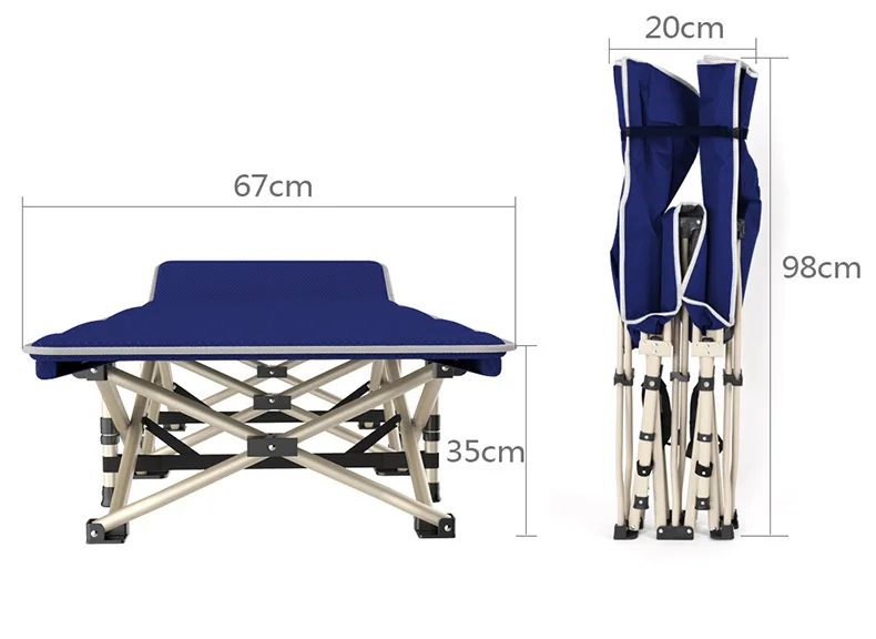 Складное постельное белье, раскладная офисная кровать для обеда, складная кровать для кемпинга, Больничная кровать для кормления