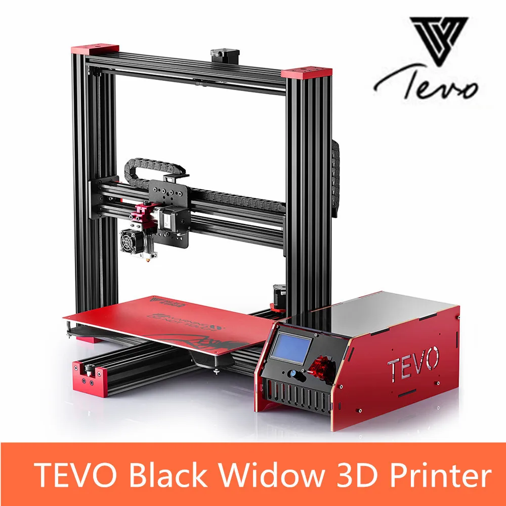 

TEVO Black Widow 3D Printer Kit LCD Screen Dsipaly 370 x 250 x 300mm Large Printing Area DIY Printer Support SD card